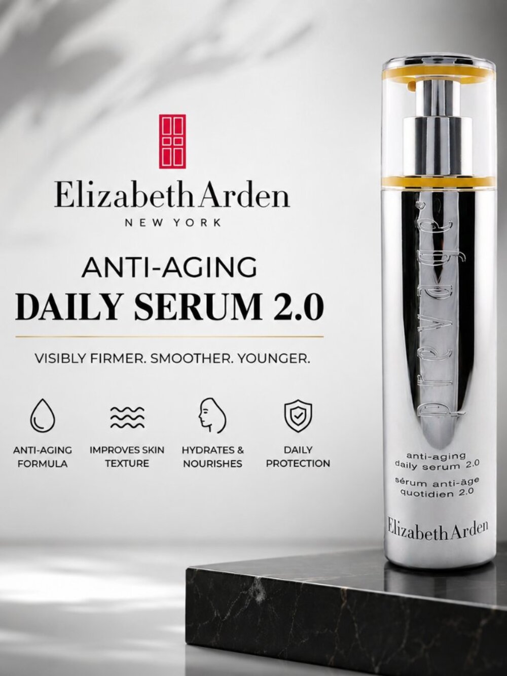Elizabeth Arden Prevage Anti-Aging Daily Serum 2.0 | Facial Anti-Wrinkle Skincar